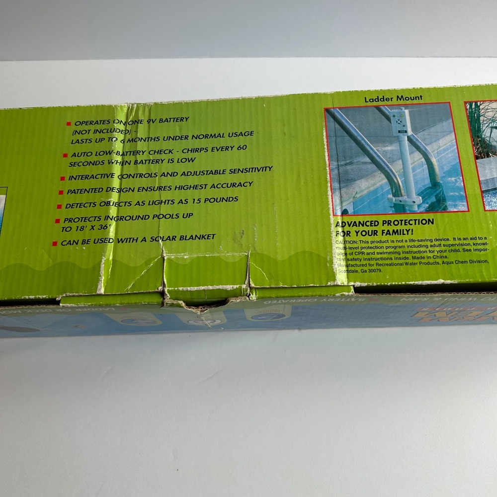 NIB Aqua Chem Alarm System Above Ground In Inground Pool Subsurface Sensor Bue - Picture 6 of 9